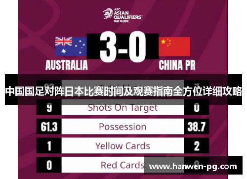 中国国足对阵日本比赛时间及观赛指南全方位详细攻略 中国国足对阵日本比赛时间及观赛指南全方位详细攻略