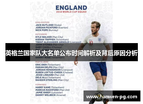 英格兰国家队大名单公布时间解析及背后原因分析